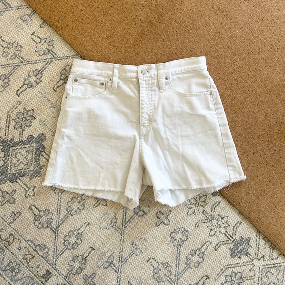 J. Crew Pants - J Crew White Cutoff Denim Shorts 28 Women's Cotton Jean